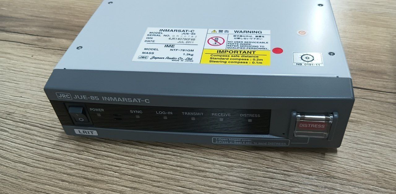Мобильный терминал Inmarsat Mini-C JRC JUE-85, s.n GR20782, б.у, рабочее