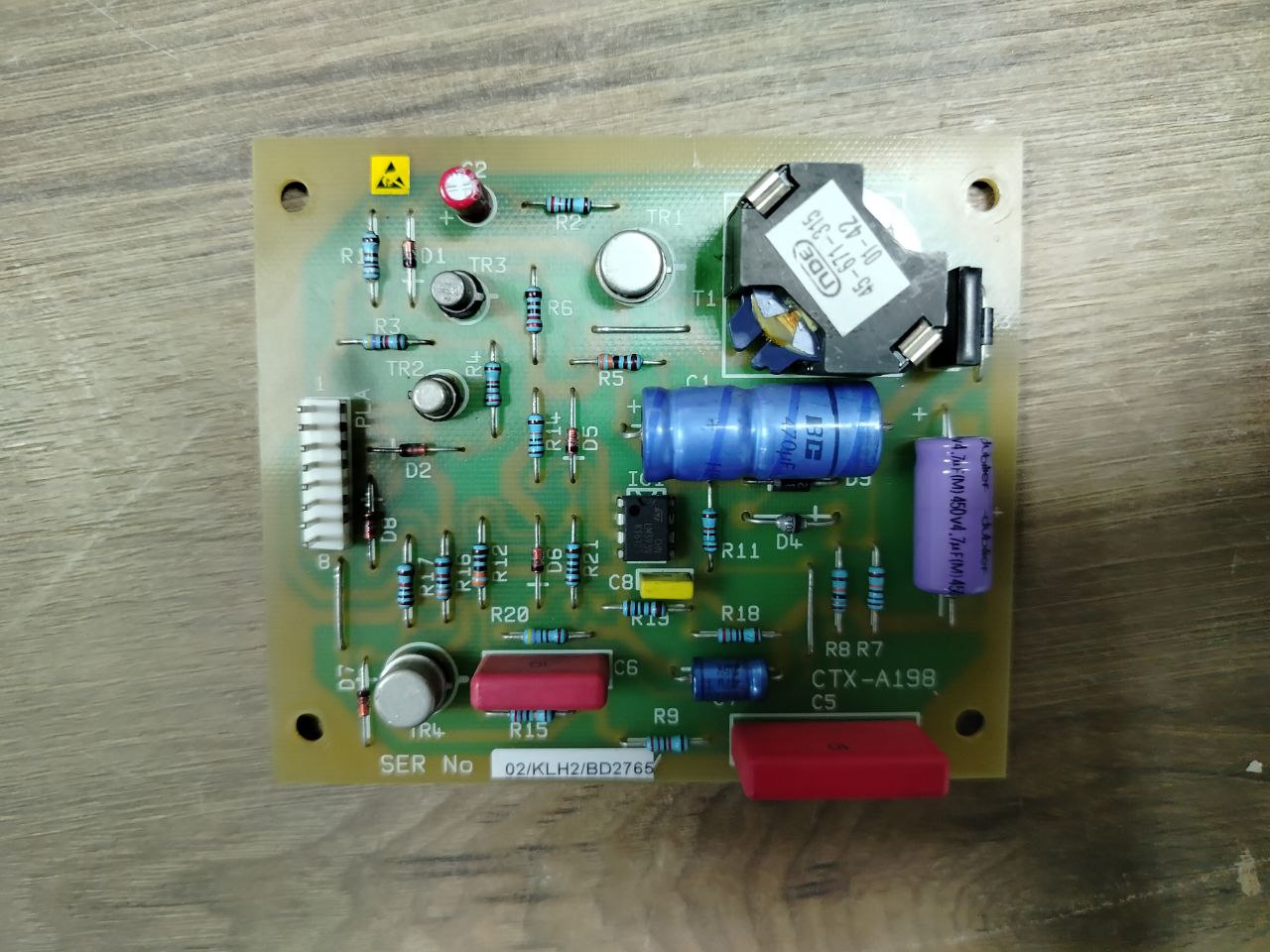 Плата Kelvin Hughes CTX-A198 s.n 02/KLH2/BD2765 б.у рабочее