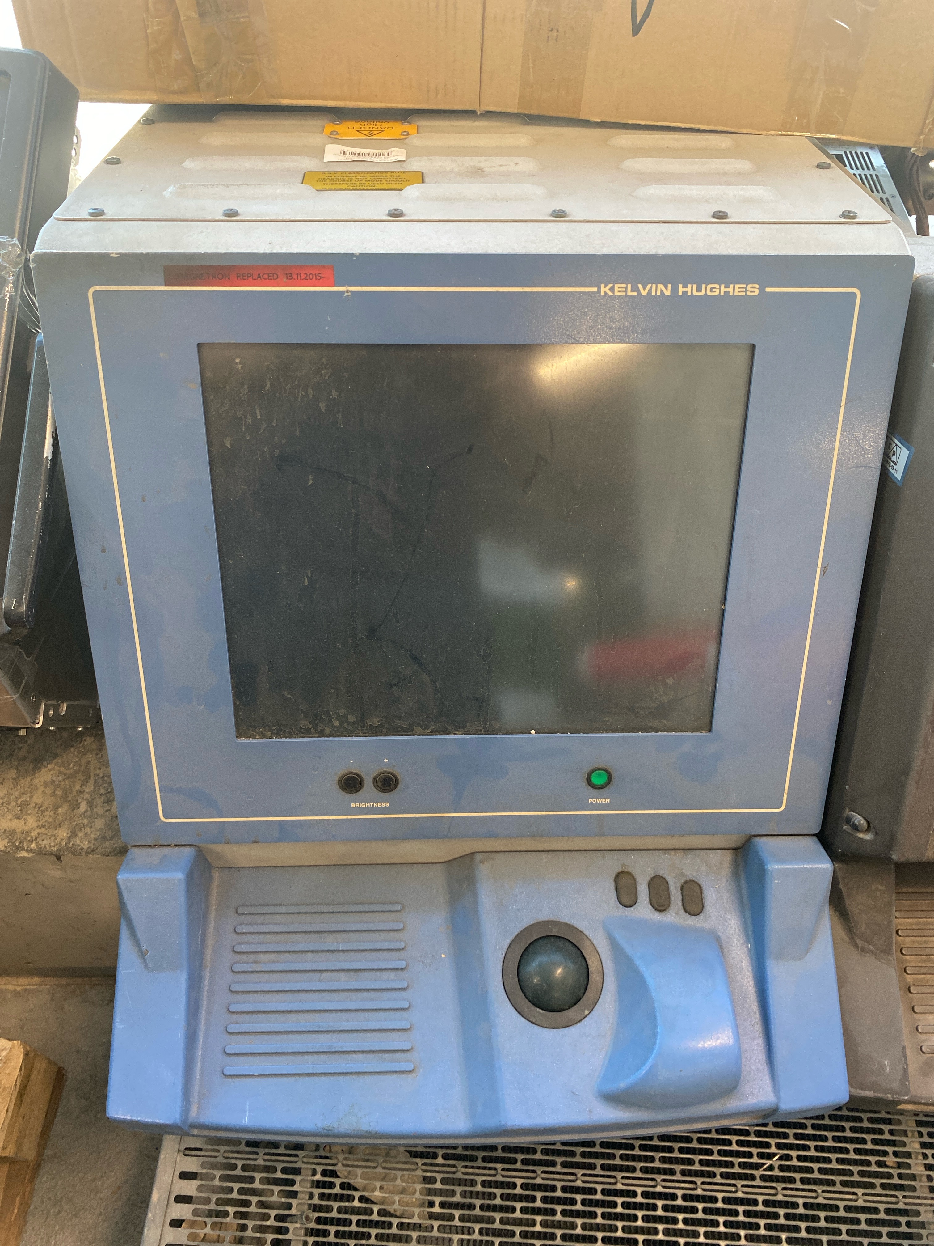 Дисплей РЛС Kelvin Hughes Nucleus 3 (5000 EPA) NNR-A64-BBAB s/n: N640142 б/у раб.