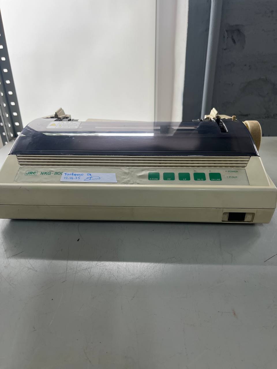 Принтер JRC NKG-800 s.n 1104573 б.у на проверку