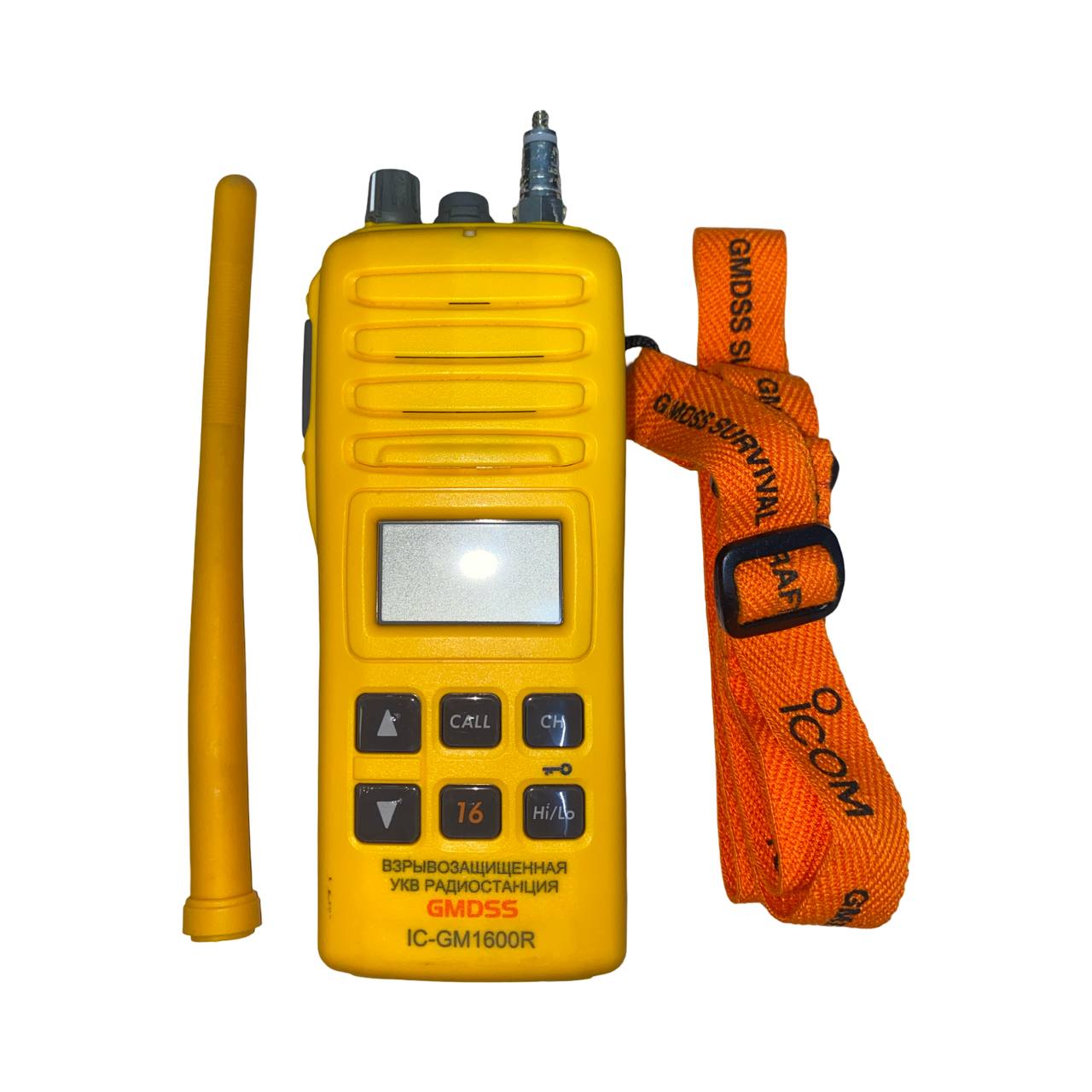 Портативная взрывобезопасная УКВ радиостанция ICOM IC-GM1600R  s.n 1801144, б.у, рабочее