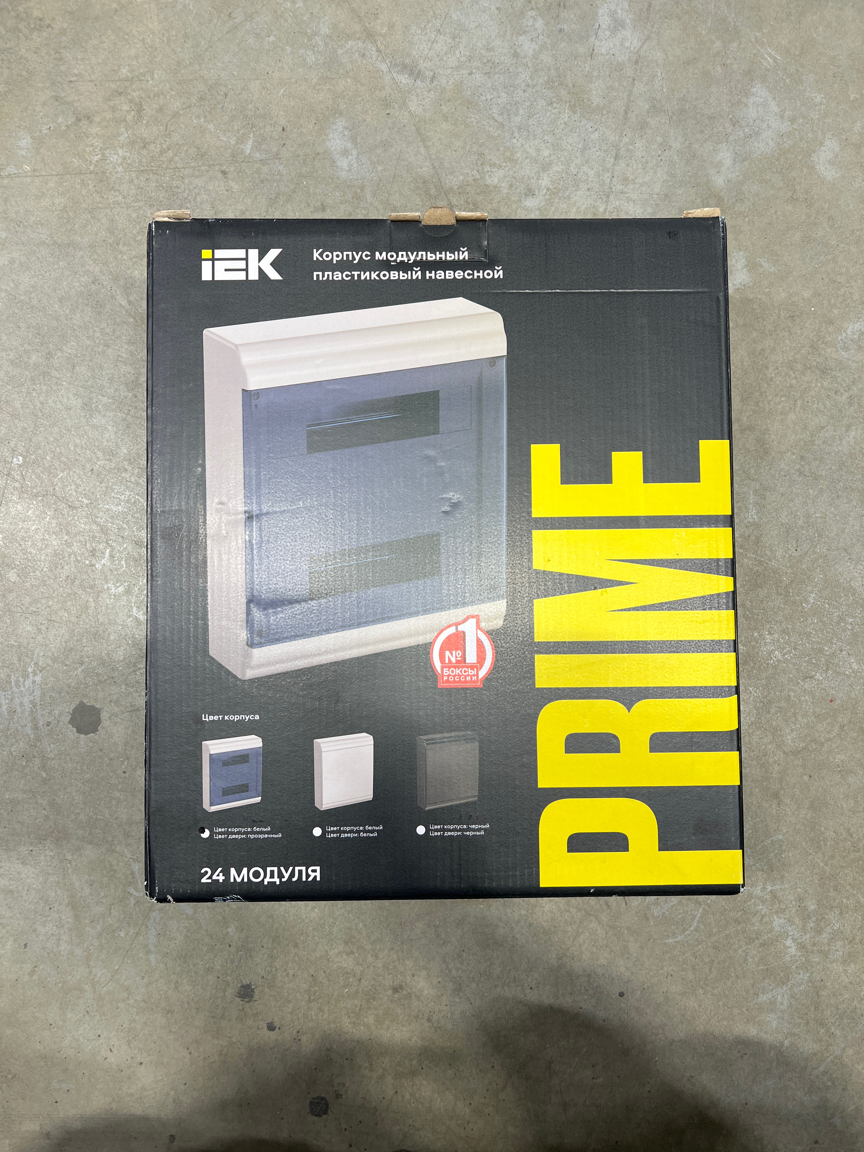 Бокс IEK ЩРН-П-24 модуля навесной пластик IP41 PRIME MKP82-N-24-41-10